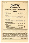 Galaxy Science Fiction (1950-1980 World/Galaxy/Universal) Vol. 7 #6