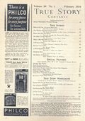 True Story Magazine (1919-1992 MacFadden Publications) Vol. 30 #1