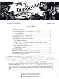 Burroughs Bulletin (1990 Burroughs Bibliophiles) New Series Fanzine 38