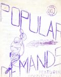 Popular Demands (1963 Popular Demands) Fanzine 1