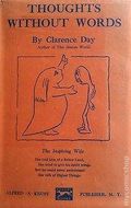 Thoughts Without Words HC (1923 Alfred A. Knopf) 1-1ST