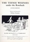 Teenie Weenies Under the Rosebush HC (1941 Reilly & Lee Co.) Junior Edition 1-1ST