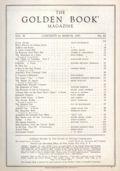 Golden Book Magazine (1925-1935 Review of Reviews) Vol. 11 #63