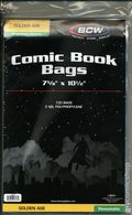 Comic Bags: Golden Resealable 100pk Polypropylene (BCW) 
