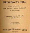 Broadway Bill (1935 Saalfield BLB) 1100