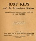 Just Kids and the Mysterious Stranger (1935 Saalfield BLB) 1094