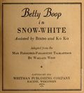 Betty Boop in Snow White (1934 Whitman BLB) 1119HC
