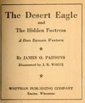 Desert Eagle and the Hidden Fortress (1941 Whitman BLB_) 1431