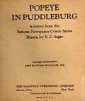 Popeye in Puddleburg (1934 Saalfield BLB) 1088