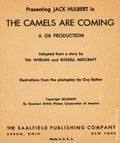 Camels are Coming (1935 Saalfield BLB) 1107