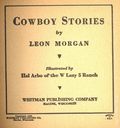 Cowboy Stories (1933 Whitman BLB) 724HC