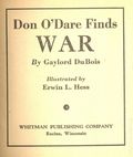 Don O'Dare Finds War (1940 Whitman BLB) 1438