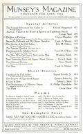 Munsey's Magazine (1889-1929 Frank A. Munsey) Pulp Vol. 51 #3