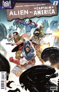 Alien vs. Captain America (2025 Marvel) 2A