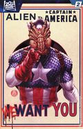 Alien vs. Captain America (2025 Marvel) 2C