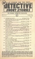 Detective Short Stories (1937-1947 Manvis Publications) Pulp Vol. 1 #6