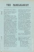 Panelologist (1966 Jerry G. Bails) Fanzine Vol. 1 #1-8