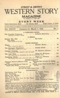 Western Story Magazine (1919-1949 Street & Smith) Pulp 1st Series Vol. 146 #1
