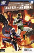 Alien vs. Captain America (2025 Marvel) 3A