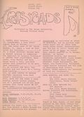 Crossroads (1969-1973 Brown University Science Fiction Union) Fanzine 8