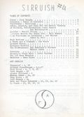 Sirruish (1965-1974 Ozark SF Association) Fanzine 4