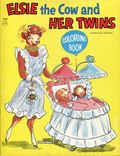 Elsie The Cow and Her Twins Coloring Book (1957 Saalfield Pub. Co.) 2059