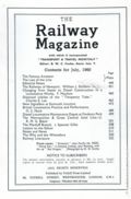 Railway Magazine (1950 Tothill Press Limited) Jul 1960