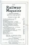 Railway Magazine (1950 Tothill Press Limited) Apr 1960