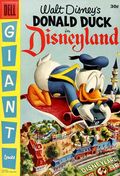 Dell Giant Donald Duck in Disneyland (1955 Dell) 1B