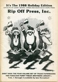 Rip Off Press Mail Order Catalog (1969 Rip Off Press) HOLIDAY 1988
