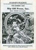 Rip Off Press Mail Order Catalog (1969 Rip Off Press) SUMMER 1989