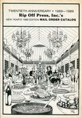Rip Off Press Mail Order Catalog (1969 Rip Off Press) NEWYEAR 1989