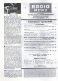 Radio News (1919-1948 Gernsback Publishing) Vol. 25 #4