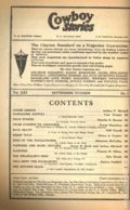 Cowboy Stories (1925-1937 Clayton/Street and Smith) Pulp Vol. 21 #3