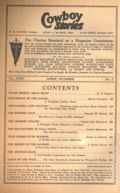 Cowboy Stories (1925-1937 Clayton/Street and Smith) Pulp Vol. 17 #2