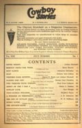 Cowboy Stories (1925-1937 Clayton/Street and Smith) Pulp Vol. 21 #1