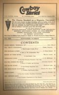 Cowboy Stories (1925-1937 Clayton/Street and Smith) Pulp Vol. 19 #1