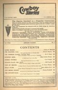 Cowboy Stories (1925-1937 Clayton/Street and Smith) Pulp Vol. 22 #3