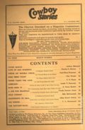Cowboy Stories (1925-1937 Clayton/Street and Smith) Pulp Vol. 23 #1
