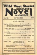 Wild West Stories and Complete Novel Magazine (1925-1939 Teck) Pulp 111