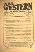 All Western Magazine (1931-1943 Dell Publishing) Pulp Vol. 3 #8