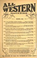 All Western Magazine (1931-1943 Dell Publishing) Pulp Vol. 4 #11