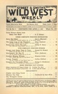 Wild West Weekly (1927-1943 Street & Smith) Pulp Vol. 66 #3