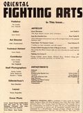 Oriental Fighting Arts (1974 - 1975 Can-Am Media) Vol. 1 #4