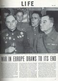 Life (1883-2000 Clair Maxwell/Life Publishing Company) Magazine May 7 1945