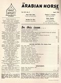 Arabian Horse News (1949-1972 Thomas Y. Funston) Vol. 16 #4