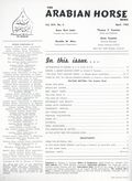 Arabian Horse News (1949-1972 Thomas Y. Funston) Vol. 14 #4