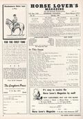 Horse Lover's Magazine (1935-1969 Horse Lover's Magazine) Vol. 25 #1