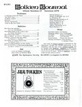Tolkien Journal (1965-1972 Tolkien Society of America) Fanzine 15