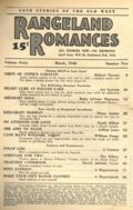 Rangeland Romances (1935-1955 Popular) Pulp Vol. 40 #2